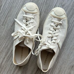 Converse- jack Purcell sneaker, off-white color, size 10